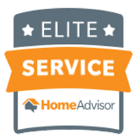 Elite Service badge by HomeAdvisor.