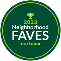 2023 Neighborhood Faves badge from Nextdoor.